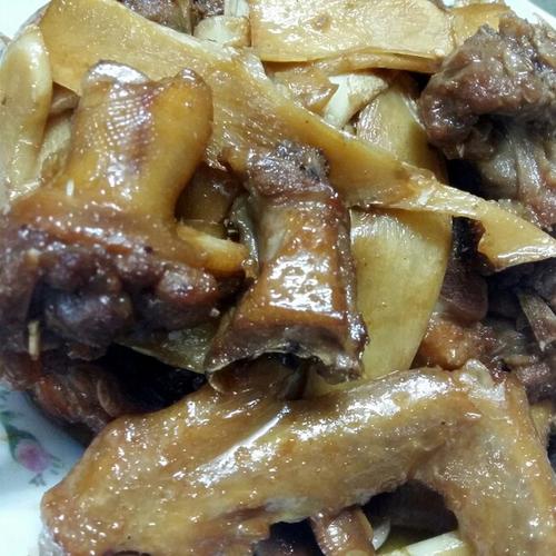 爆鸭片的做法
