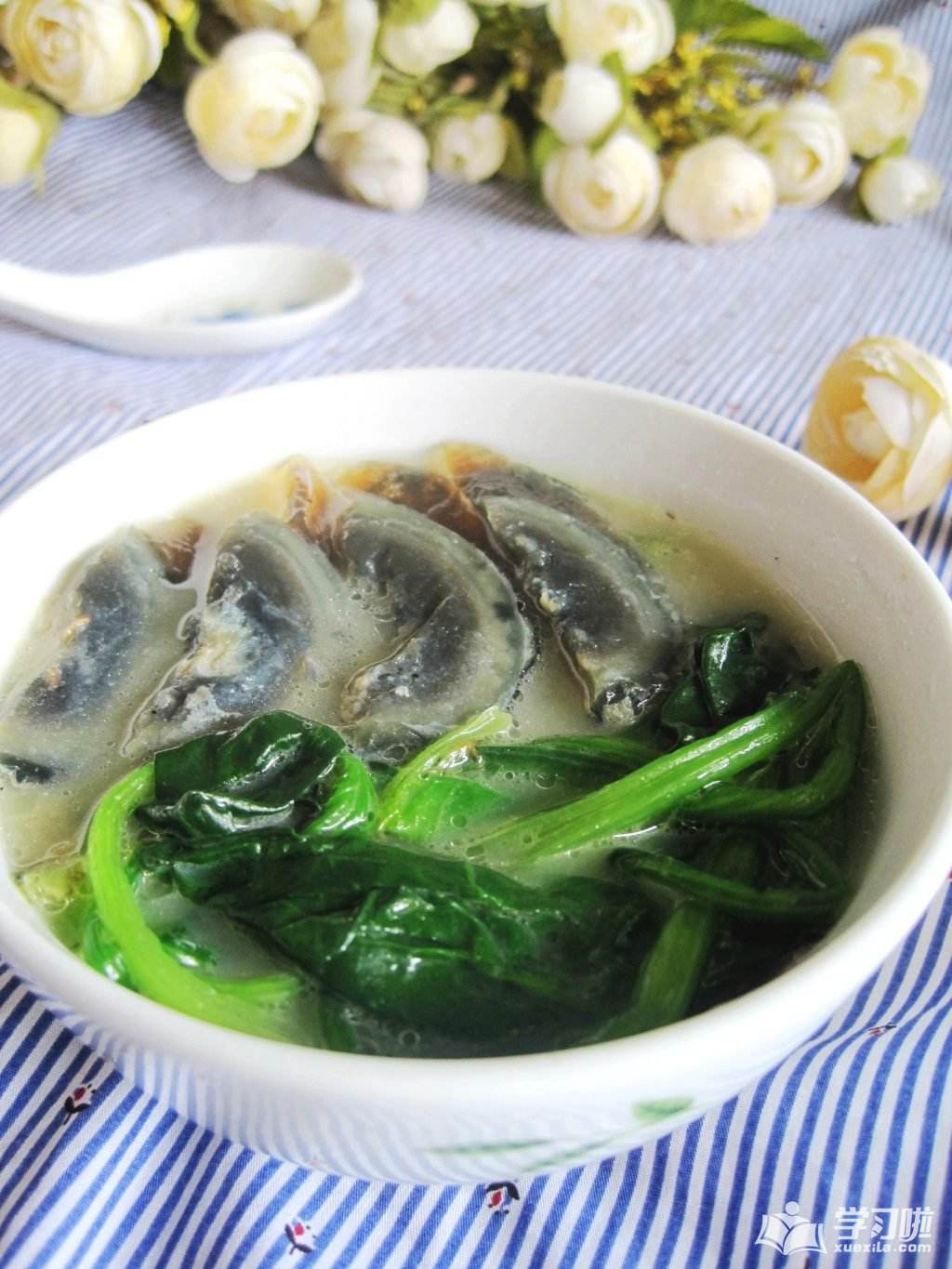 菠菜汤的做法