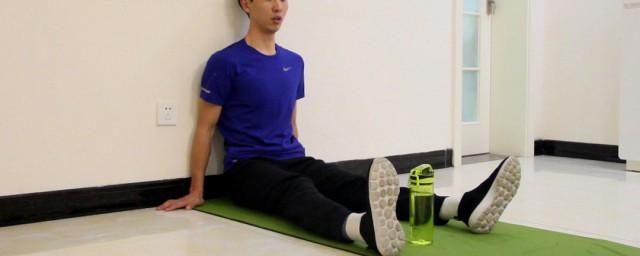 男生快速瘦腿运动