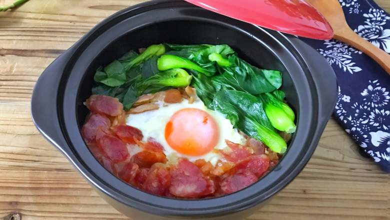 砂锅煲仔饭的做法