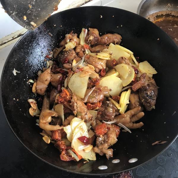 干锅香辣鸡的做法