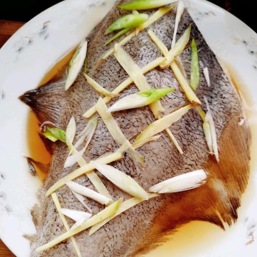 清蒸深海鲽鱼的做法
