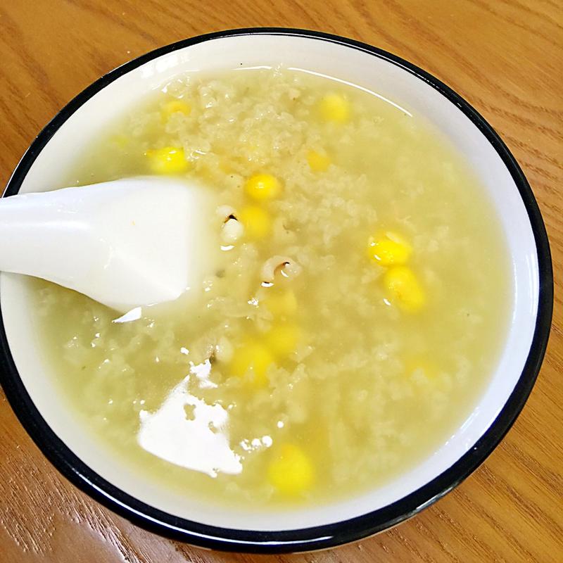 玉米片粥的做法