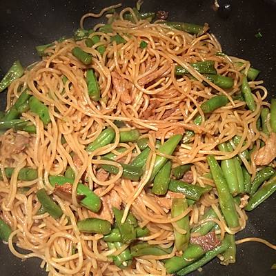 扁豆焖面的做法