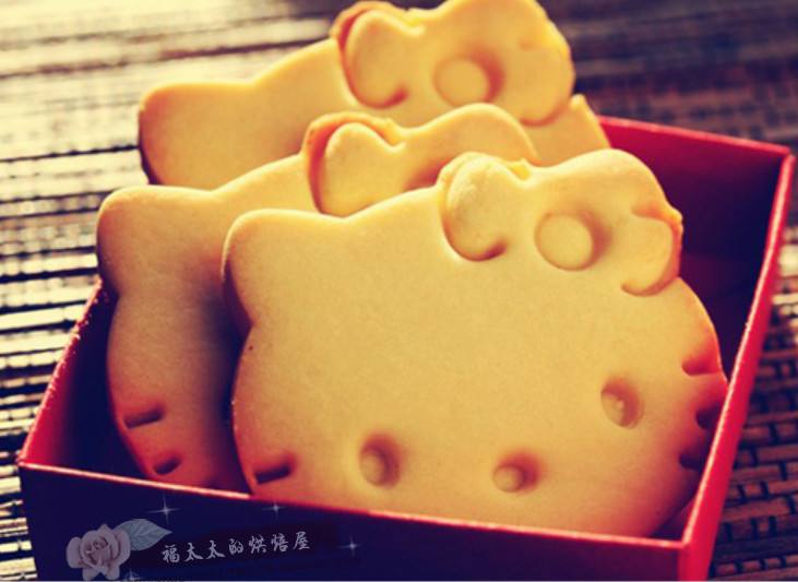 hello kitty饼干的做法