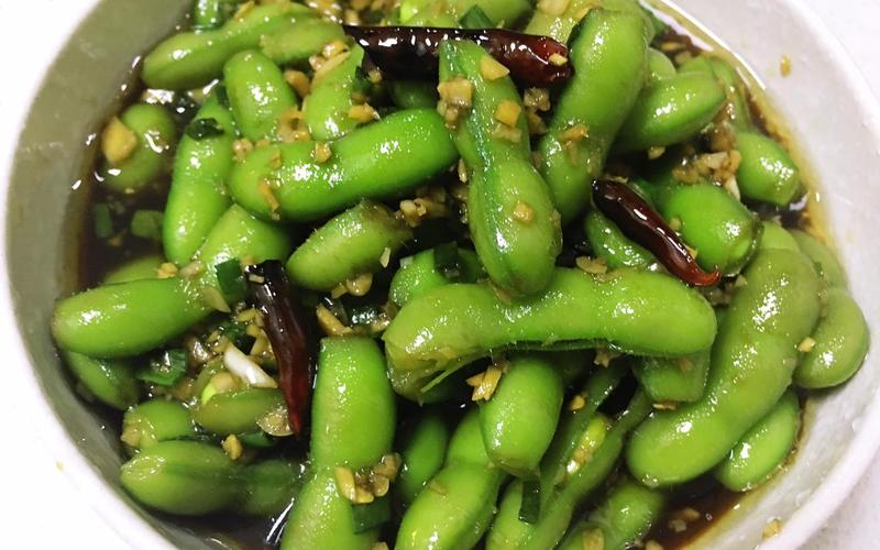 冰毛豆的做法