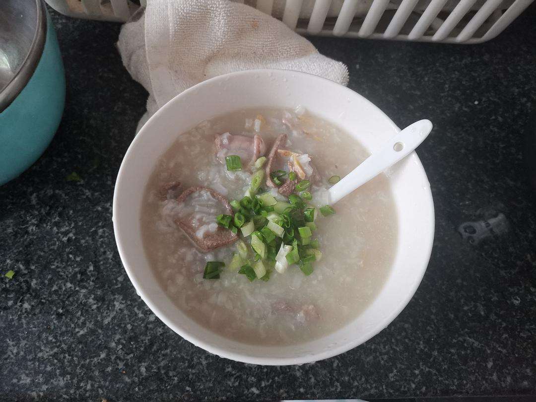 猪杂粥的做法