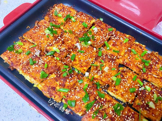 摆摊铁板香豆腐的做法