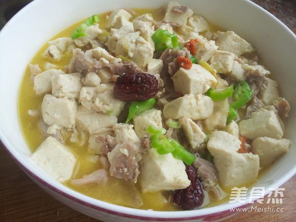 羊头炖豆腐做法