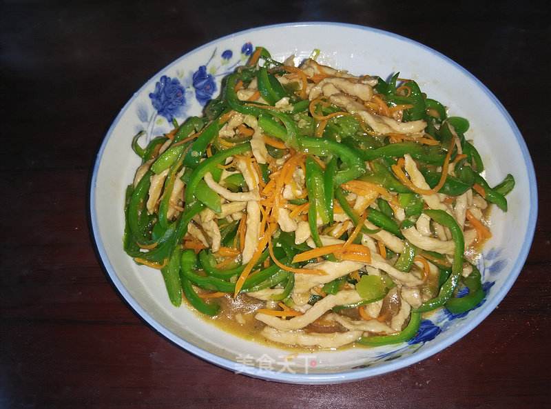 青椒肉丝的做法