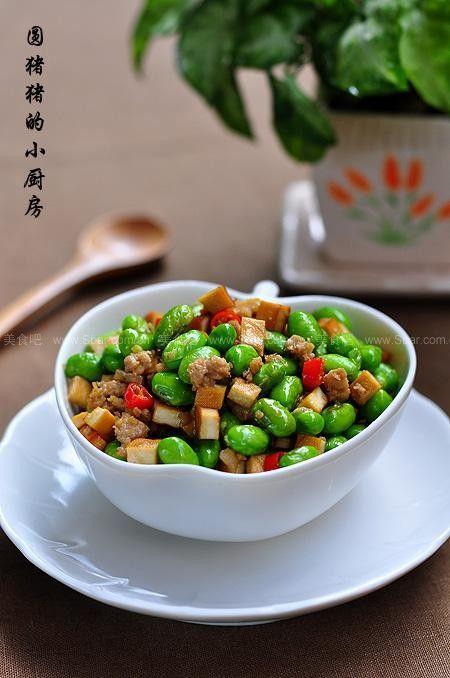 雪菜毛豆的做法