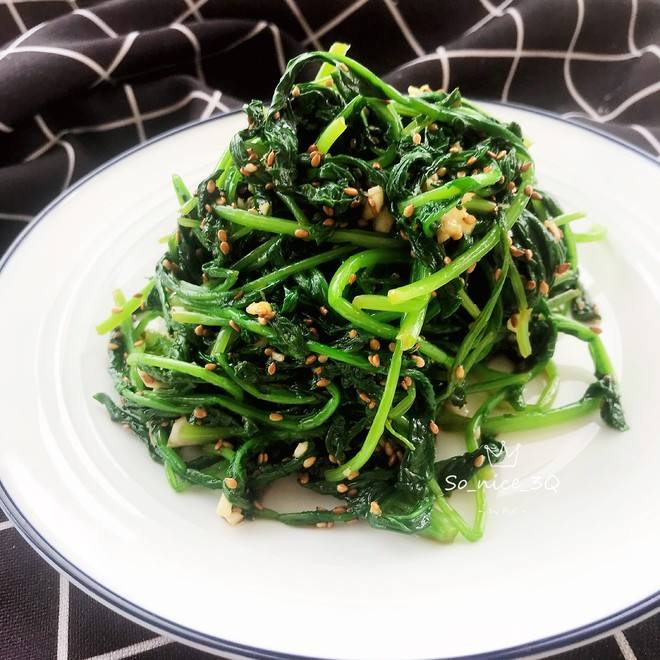 蒜蓉菠菜的做法大全