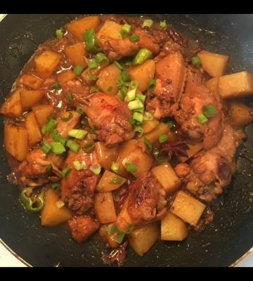 炖鸡腿的做法
