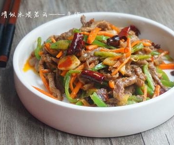 抄牛肉丝的做法
