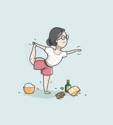 运动坚持不去了
