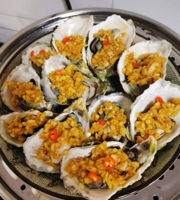 蒜香海蛎做法