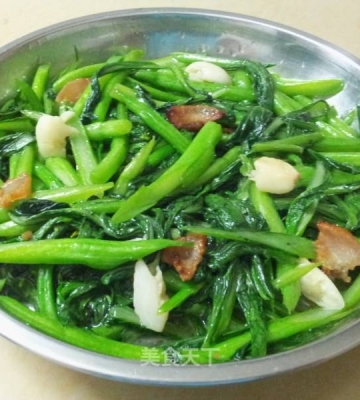 生炒菜心做法