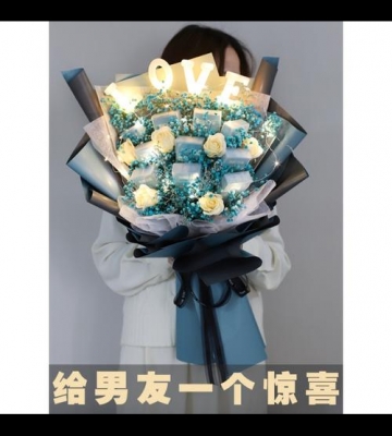 男孩子花束怎么