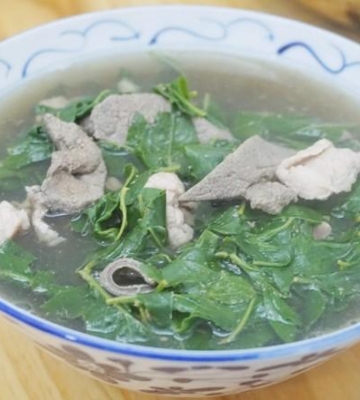 枸杞菜汤的做法