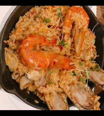 海鲜烩饭的做法