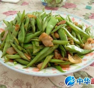 豆角炒肉的做法