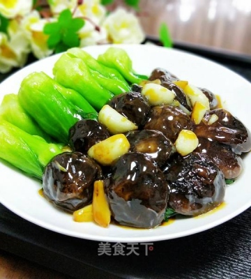 香菇菜心的做法