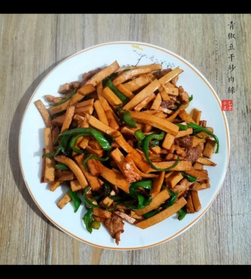 香干肉丝的做法