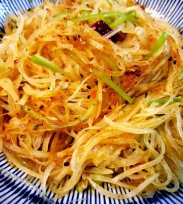 炝拌土豆丝的做法