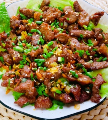 孜然羊肉的做法