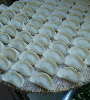 荠菜饺子的做法