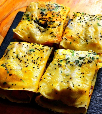 杂粮煎饼的做法