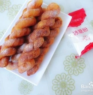 甜麻花的做法