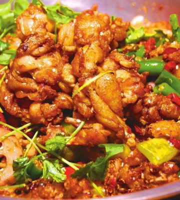 干锅牛蛙做法大全