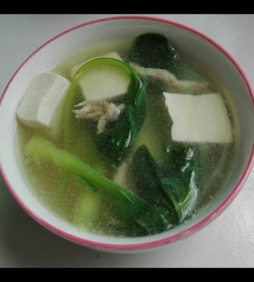青菜豆腐汤的做法
