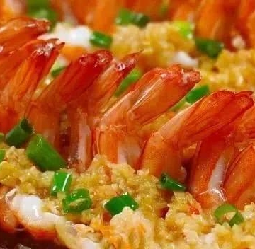 广东蒜蓉蒸虾的做法