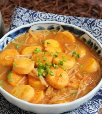 金针菇日本豆腐的做法
