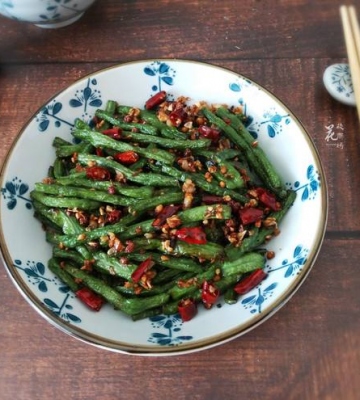 干煸豆角的做法