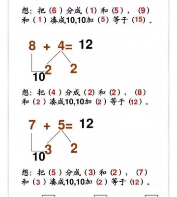 凑十法怎么教孩子