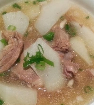 羊肉萝卜汤的做法