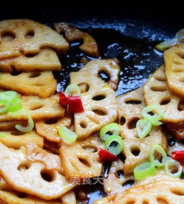 炒藕片的做法