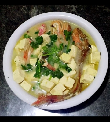 海鱼炖豆腐的做法