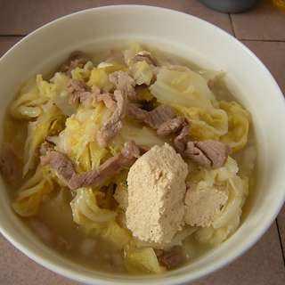 酸菜冻豆腐的做法