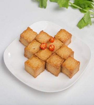 鱼香脆皮豆腐的做法