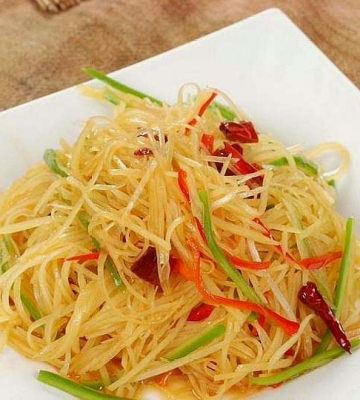 酸辣土豆丝的家常做法