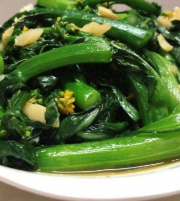 生炒菜心的做法