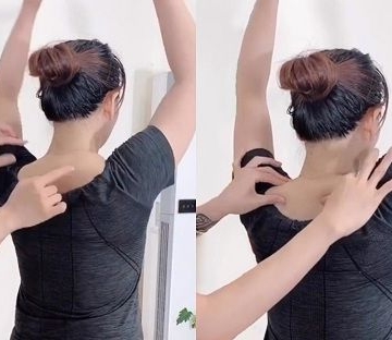 瘦背部和肩膀的运动..