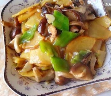 香菇土豆片的做法