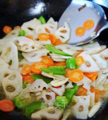 清炒莲藕的做法