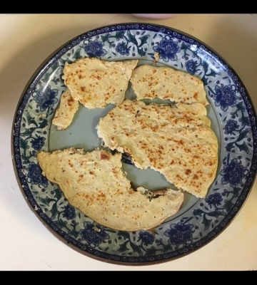 燕麦鸡蛋饼的做法
