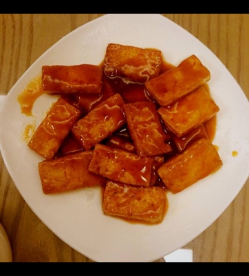 糖醋脆皮豆腐的做法
